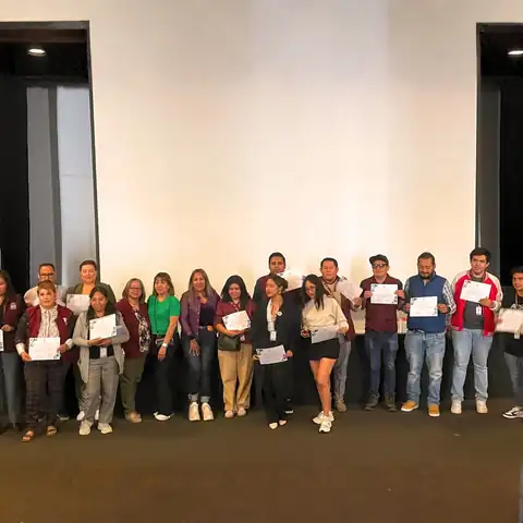 Participantes de RH México durante una entrega de reconocimientos